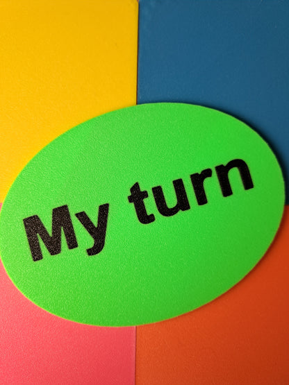 Wait and My Turn visual sign set