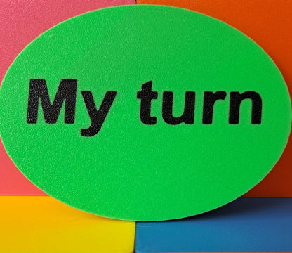 Wait and My Turn visual sign set