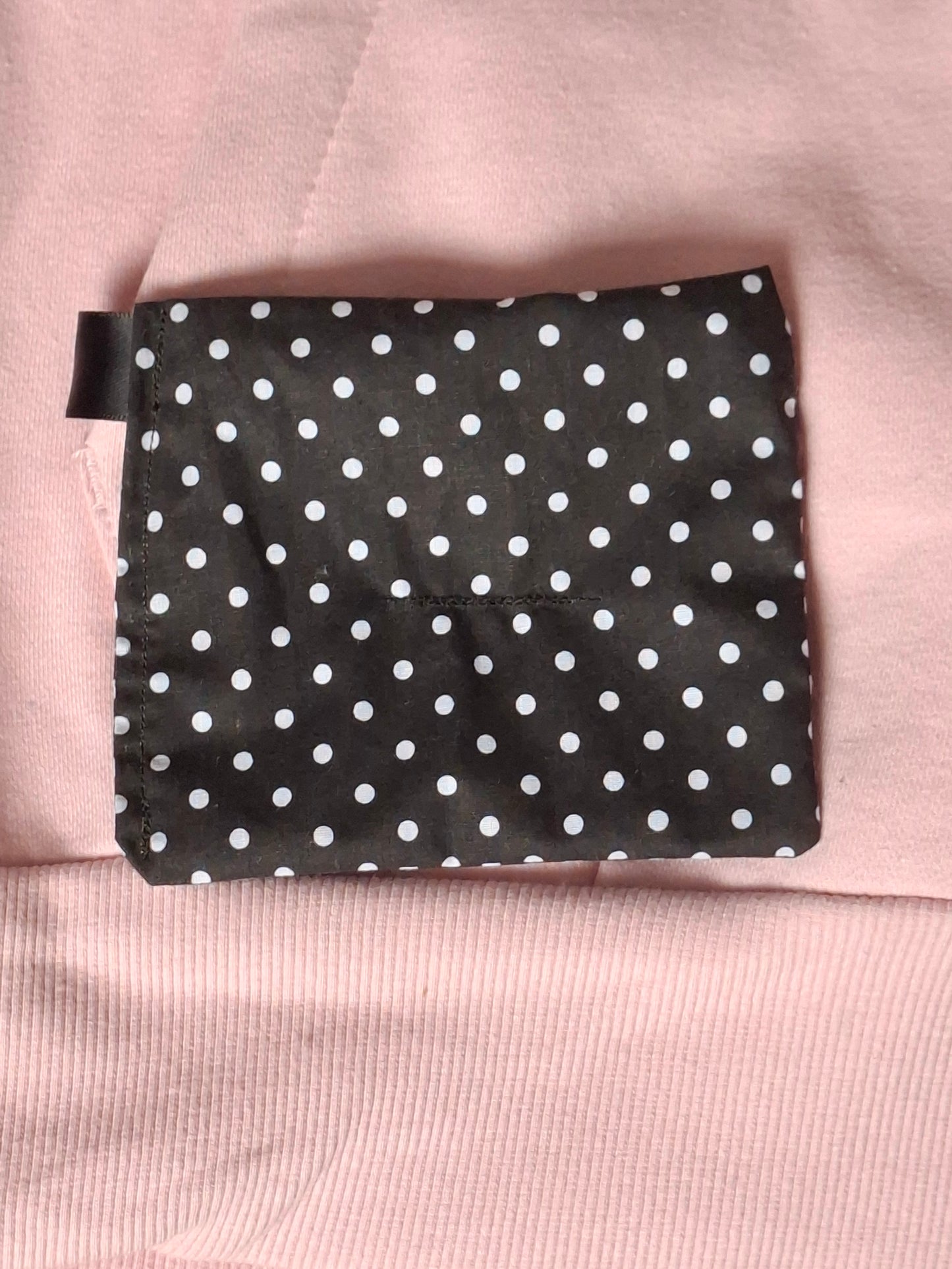 BEE ME Weighted Hoodie and Detachable Fidget - Baby Pink with Black Bee - Sensory Hoodie