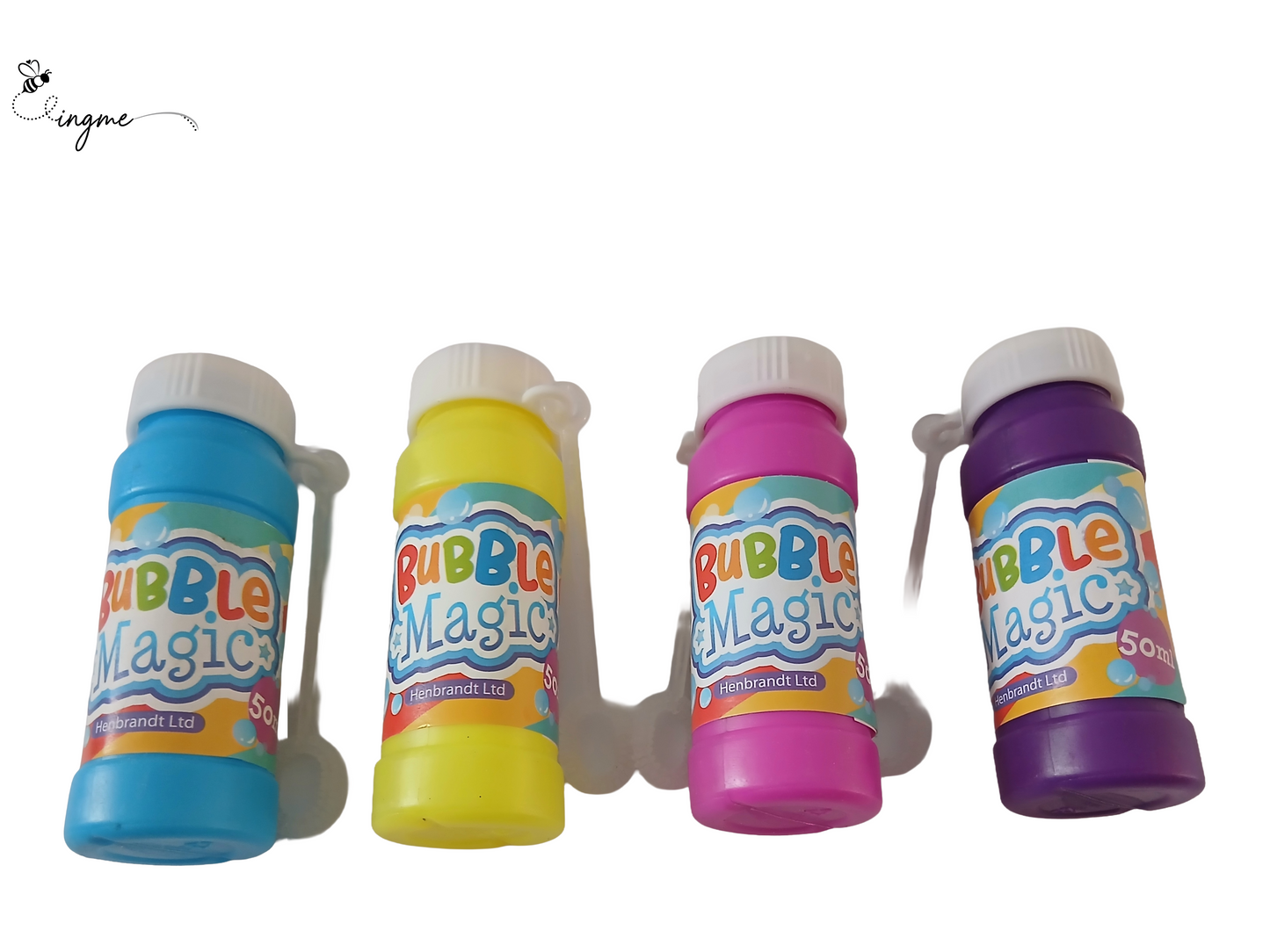 Bubble Magic Pots and Wand - Pack of 4