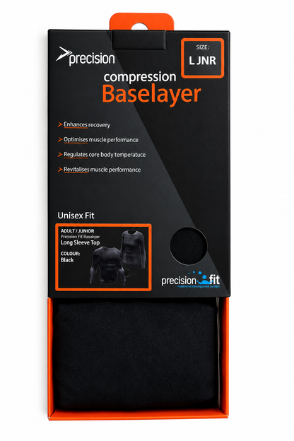 Precision Compression Baselayer Top - Large Junior Black