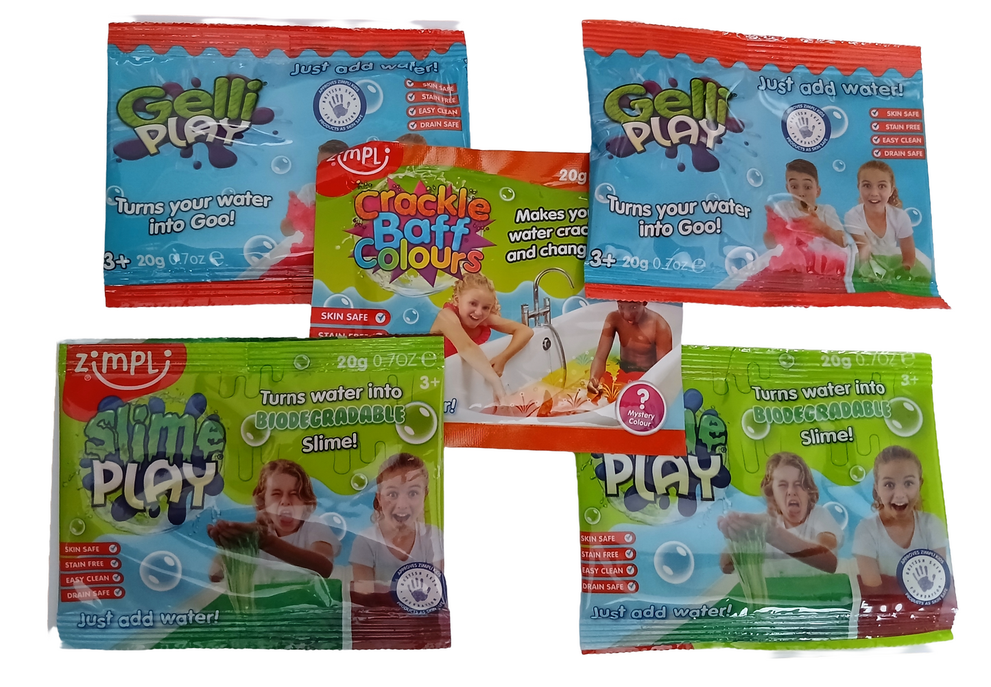 Zimpli Kids Filled Mixed Sensory Bag Small