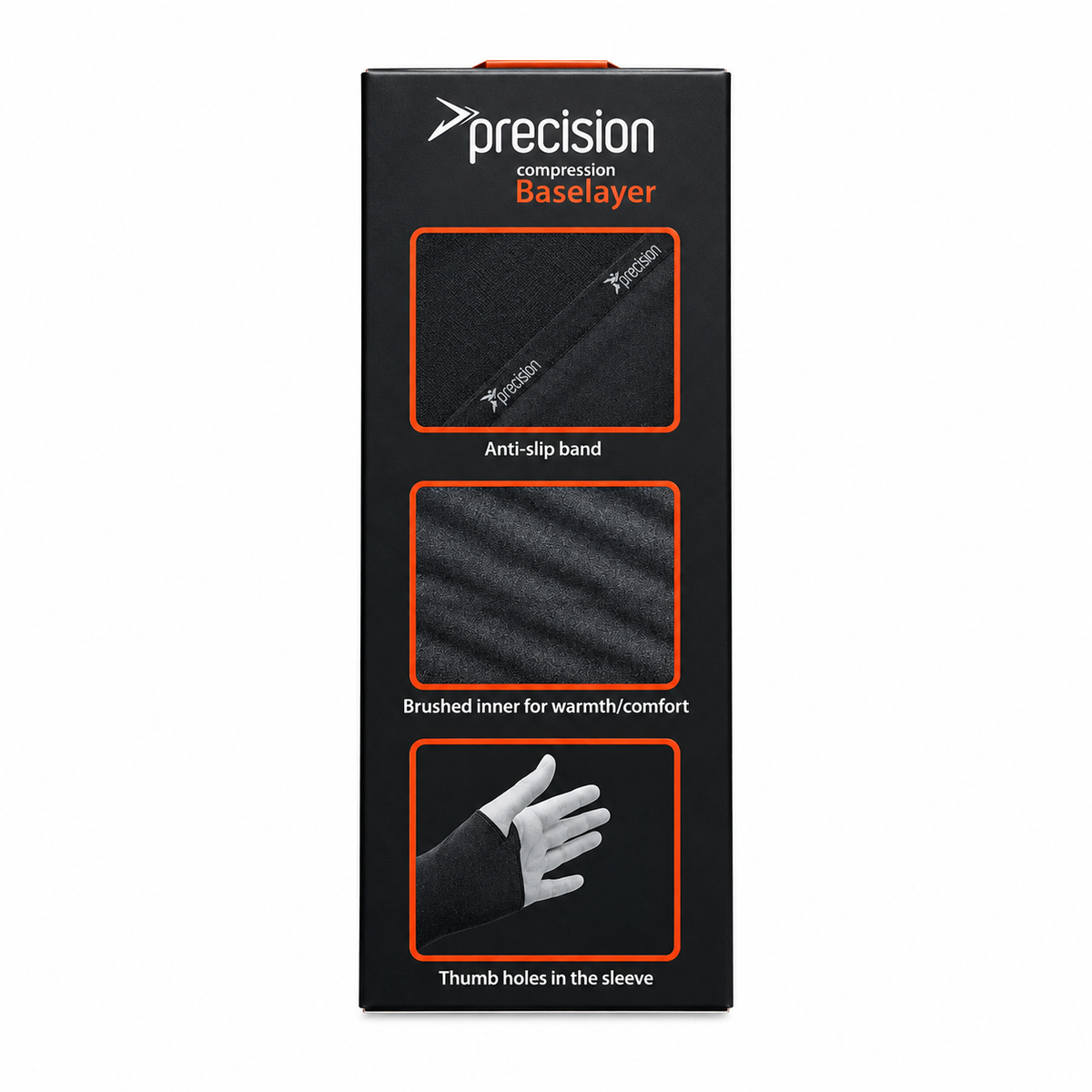 Precision Compression Baselayer Top - Large Junior Black