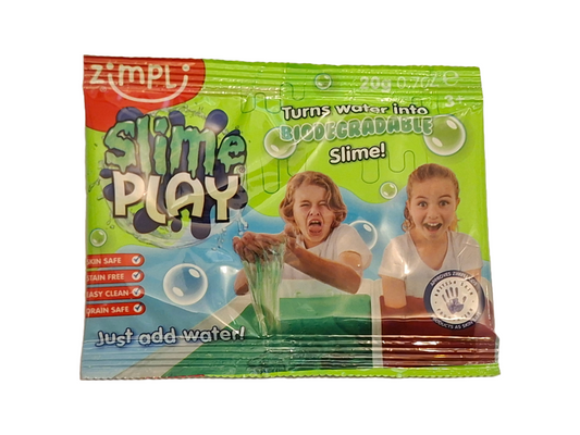 Zimpli Slime Play - Red / Green Single Foil Bag 20g