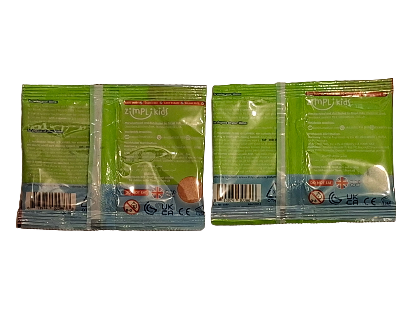 Zimpli Slime Play - Red / Green Single Foil Bag 20g