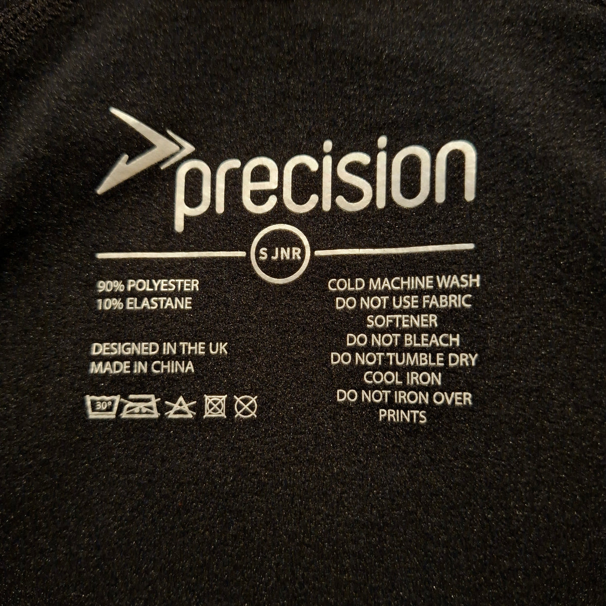 Precision Compression Baselayer Top - Small Junior Black