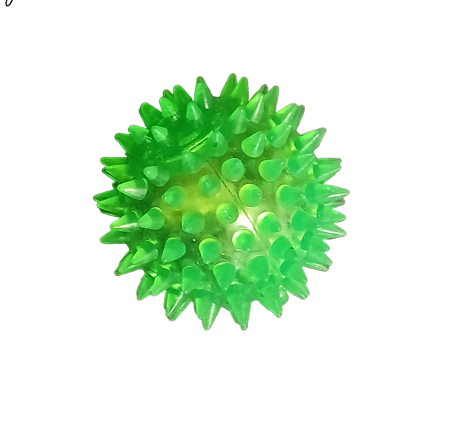 Neon Flashing Spikey Bouncy Ball