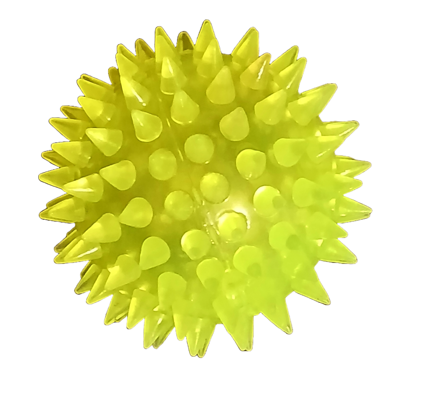 Neon Flashing Spikey Bouncy Ball