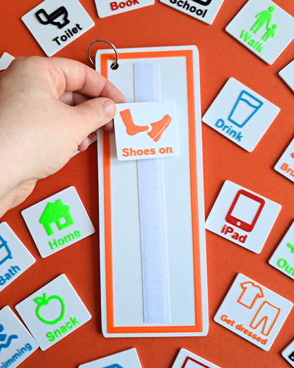 Build Your Own Visual Schedule Talk Tag Set