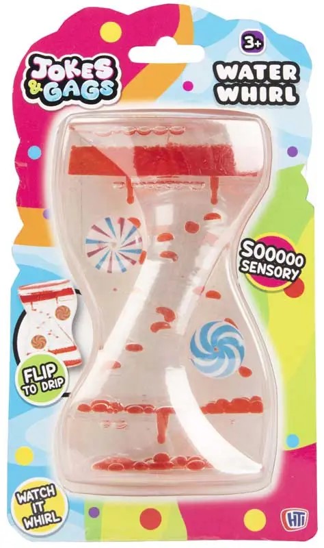 Waterwhirl - Red or Blue Warped Hourglass Waterwhirl