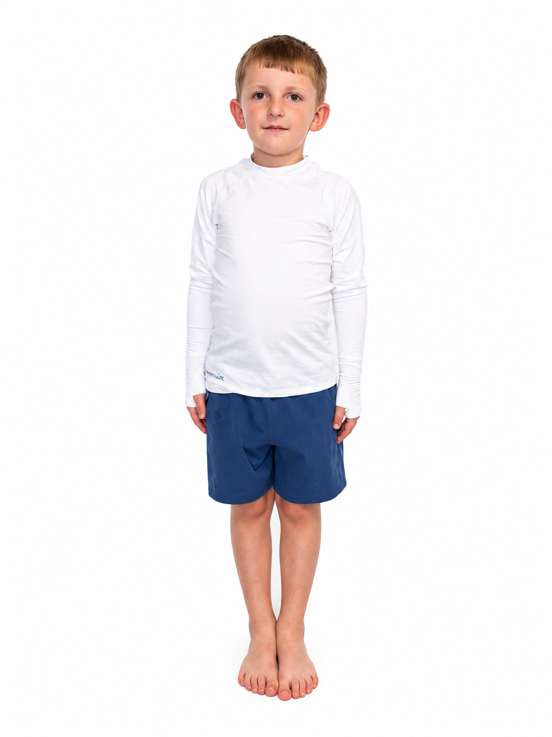 Precision Compression Baselayer Top - Large Junior White