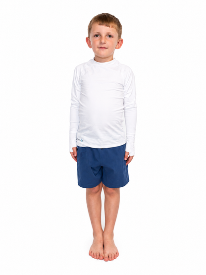 Precision Compression Baselayer Top - Large Junior White