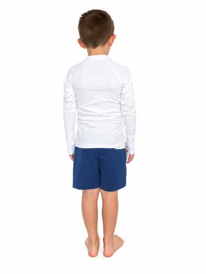 Precision Compression Baselayer Top - Large Junior White