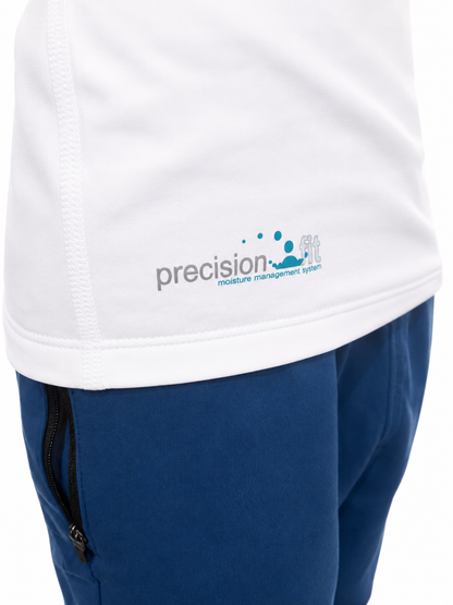 Precision Compression Baselayer Top - Large Junior White