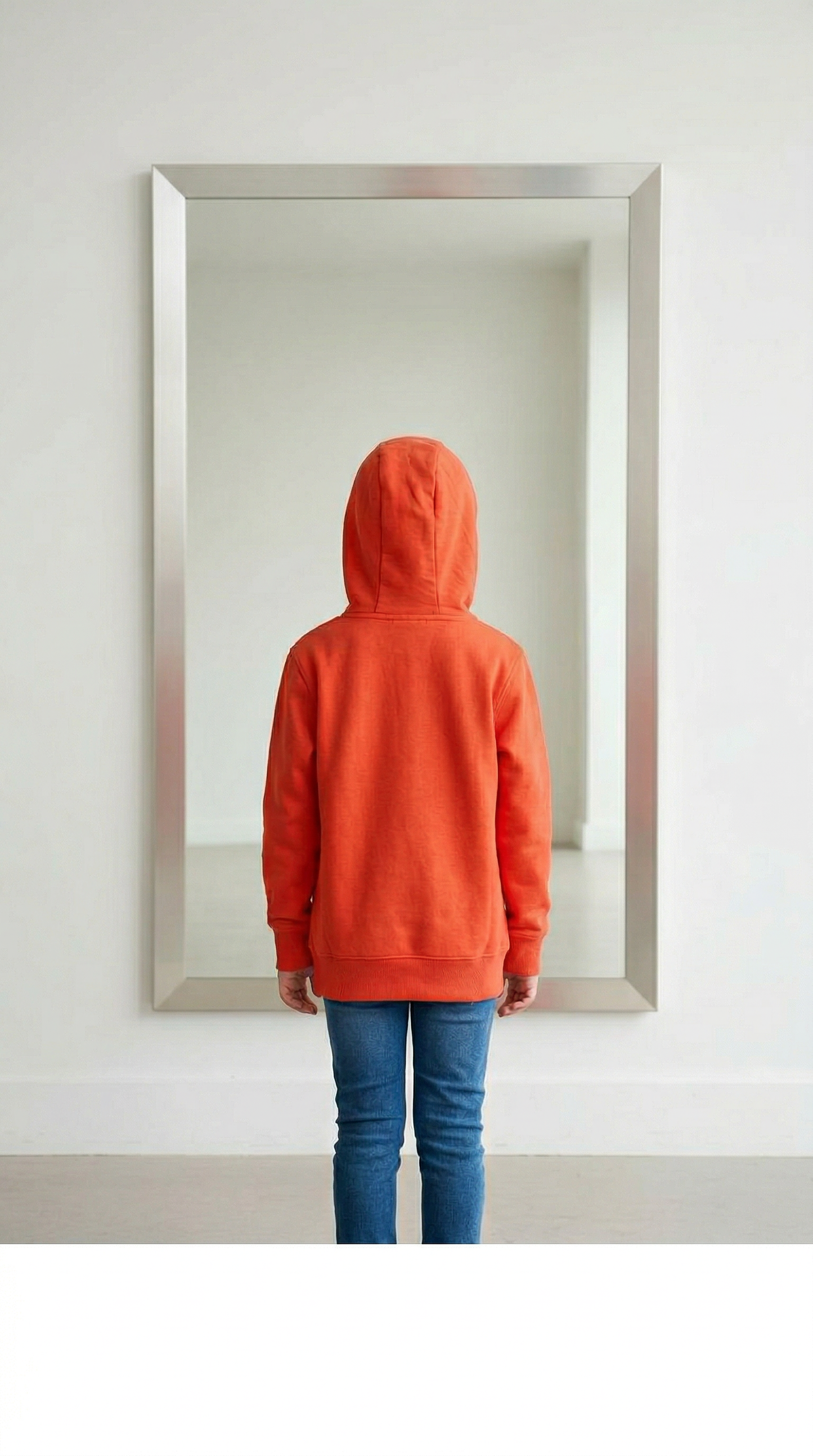 BEE ME Weighted Hoodie and Detachable Fidget -Soft Red with White Bee - Sensory Hoodie