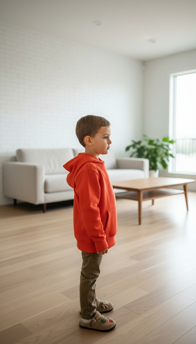 BEE ME Weighted Hoodie and Detachable Fidget -Soft Red with Black Bee - Sensory Hoodie